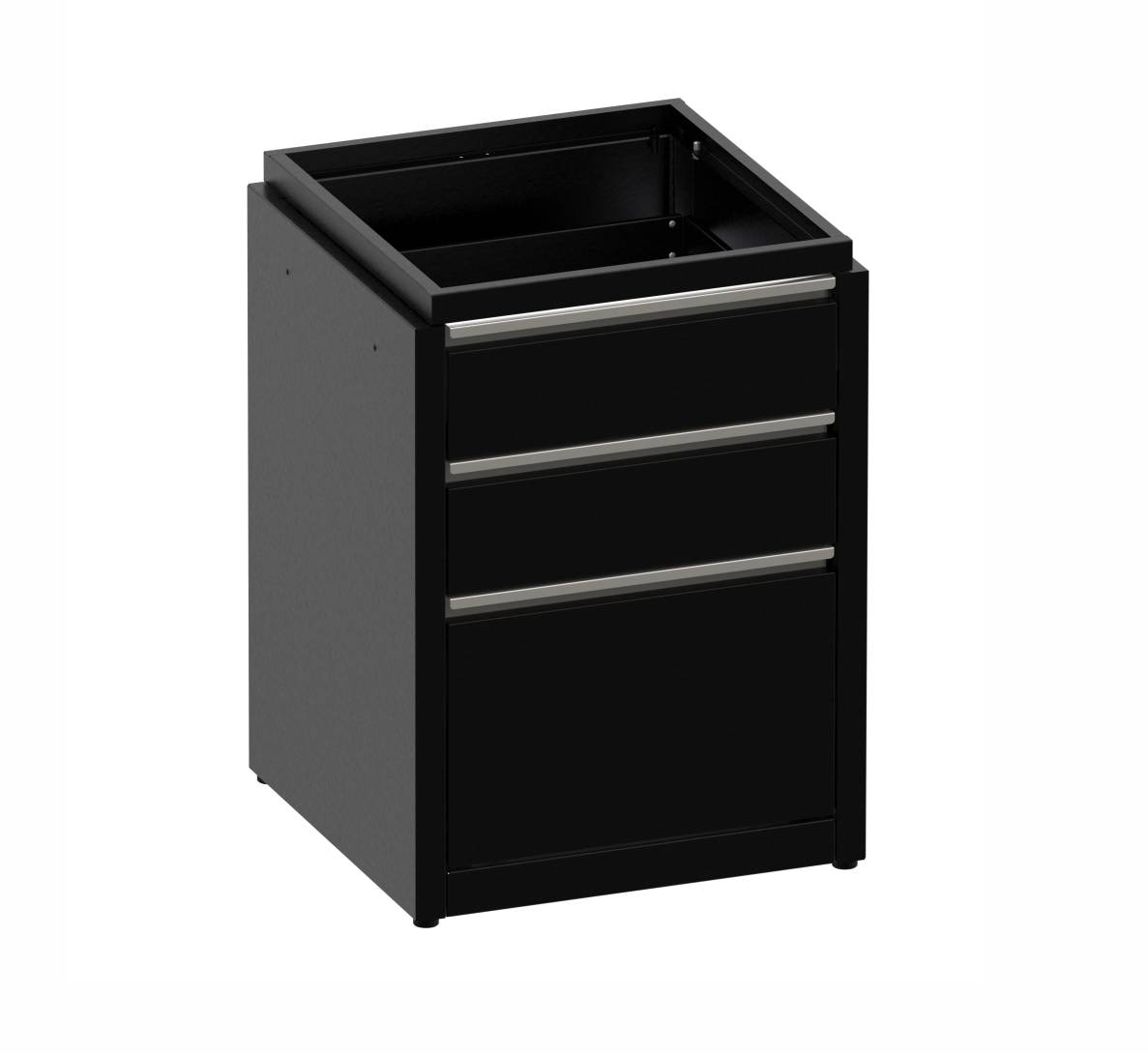 картинка Каркас модуля под столешницу SMART-600 Стол с тремя ящиками (HS-KU-SY600K) Helios от магазина smart-mangal.ru