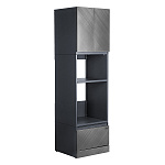 Шкаф-пенал 600 c нишей под духовую и микроволновую печи (HS-PL-P600C1) HELIOS SMART Premium Line