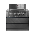 Шкаф c газовым грилем 900 цв.Штрих (HS-PL-SHG900C1) HELIOS SMART Premium Line