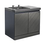 Шкаф с мойкой 900 цв.Штрих (HS-PL-SHM900С1) HELIOS SMART Premium Line